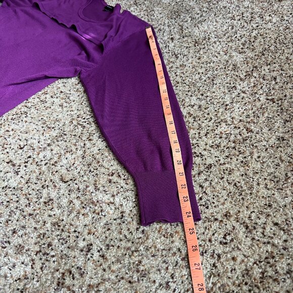 Torrid Plum Peek a Boo / Keyhole Pullover Sweater Size 3 Womens - Picture 8 of 11